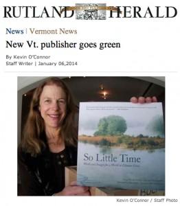 RutlandHerald_GWW front page
